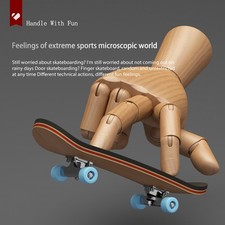 Finger Skateboard Tastiera in Legno Giocattolo Professionale Stent Finger Skate Set