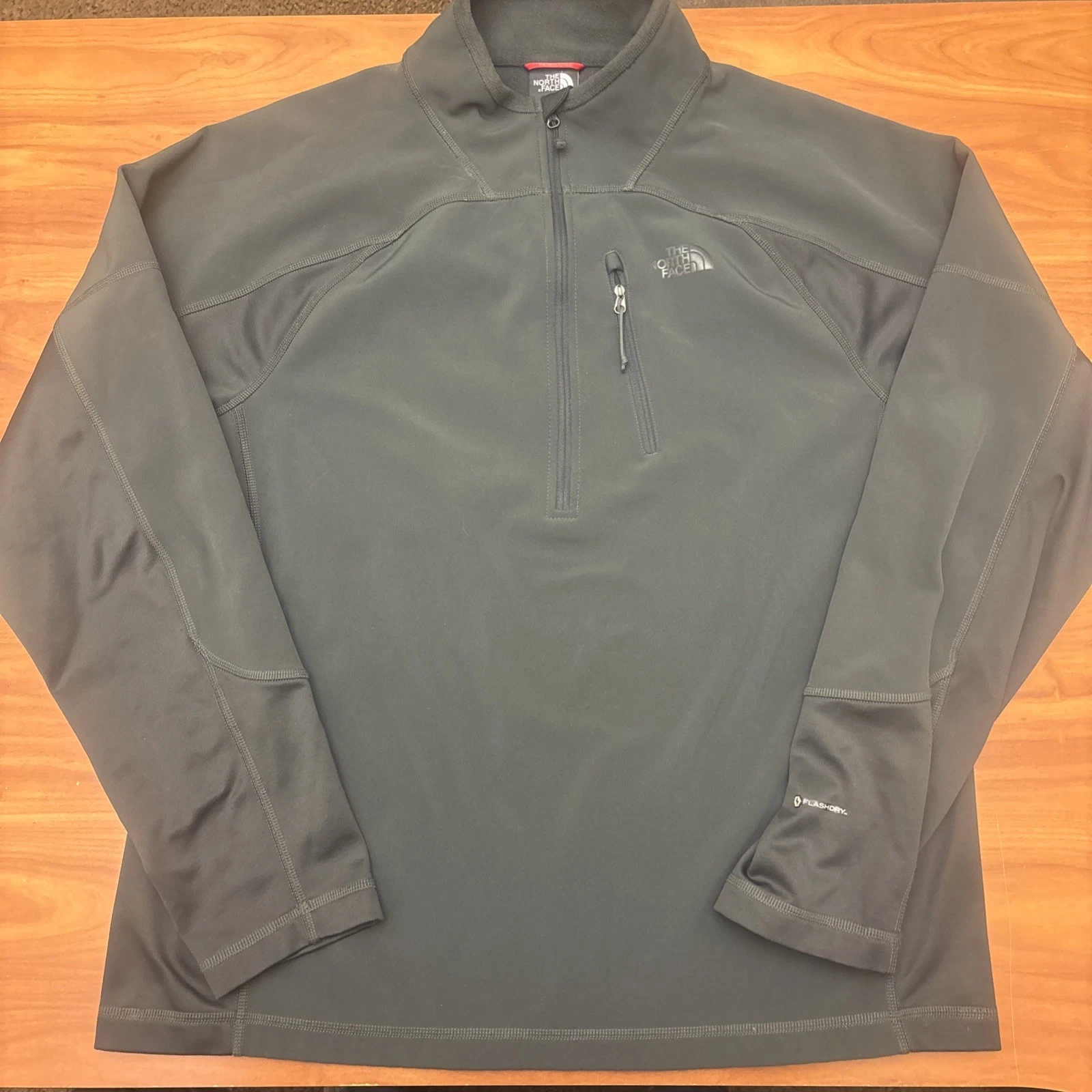 The North Face Shirt Mens Large Gray FlashDry 1/4 Zip Lightweight Pullover
Opens in a new window or