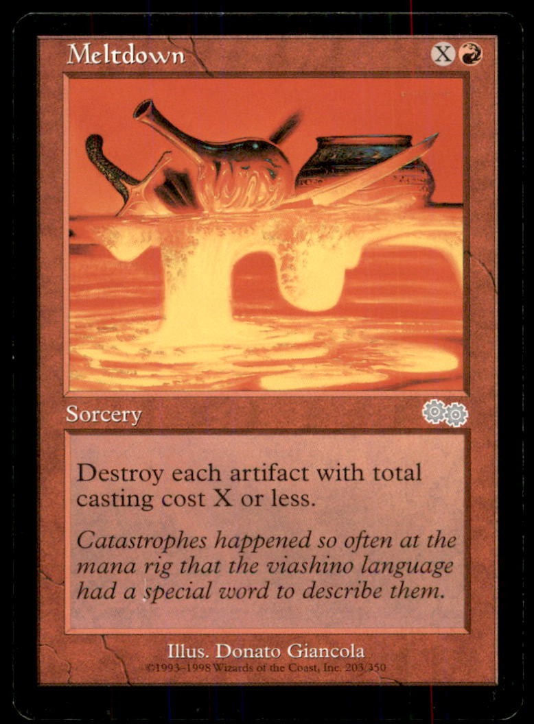 MTG Meltdown LP Light Play Urza's Saga [1249]