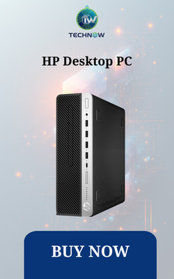 HP Desktop PC i7 9th Gen, up to 32GB RAM, 1TB SSD NVMe, Windows 11 Pro, WiFi