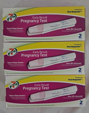 7 Select Early Result Pregnancy Test 2 Count Expiration Date 2025 12-31 3-Pack