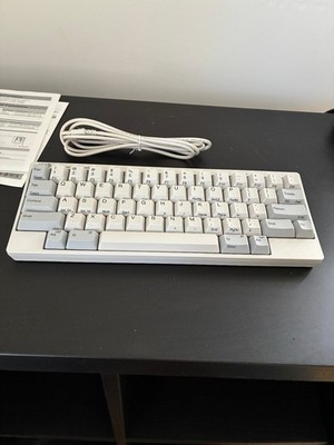 HHKB Classic Tastatur PD-KB401W, Gedruckte Tastenkappen, Professionelle Mechanis