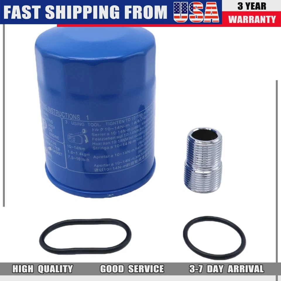 15400PLMA02 Oil Filter+Holder+Base Ring Seal Gaskets For Acura CL ILX Integra - Image 2 of 4
