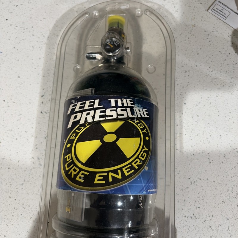 Pure Energy 48ci 3000 PSI HPA Nitrogen Paintball Tank Regulator & Exalt Cover