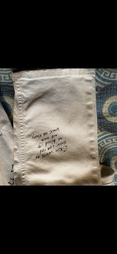 Just Cavalli White Graffiti Jeans Size 32 - Picture 5 of 12