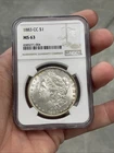 1883 CC Carson City Morgan Silver Dollar $1 Ngc MS 63
