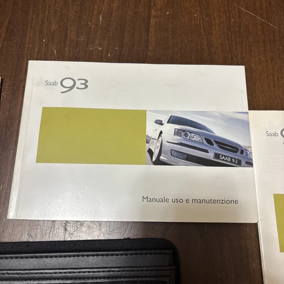 saab 9-3 Uso E Manutenzione Set Completo - Immagine 3 di 4
