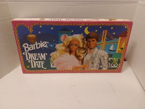 Barbie Dream Date Board Game 1992 100% Complete – Mattel Vintage