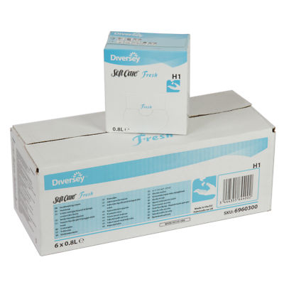 Seifencreme SoftCare Fresh H1 6x800ml für Spender