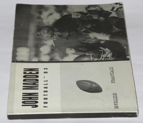 1992 SEGA MEGA DRIVE JOHN MADDEN 93 ANLEITUNG SPIELBUCH ORIGINAL UK - Bild 3 von 4