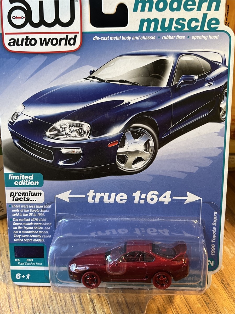 auto world rare ultra red Toyota supra | eBay