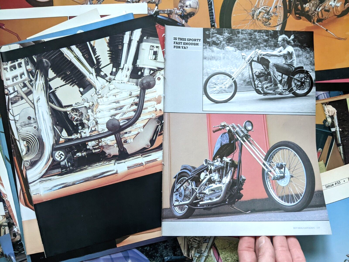 VTG 70s EASYRIDERS MOTORCYCLE CHOPPER MAGAZINE HARLEY COLOR
