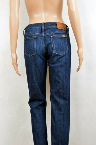 MP Meltin Pot Mesh Straight Leg Low Rise Denim Jeans Ladies W 27 UK 10 NICE ! - Picture 5 of 12