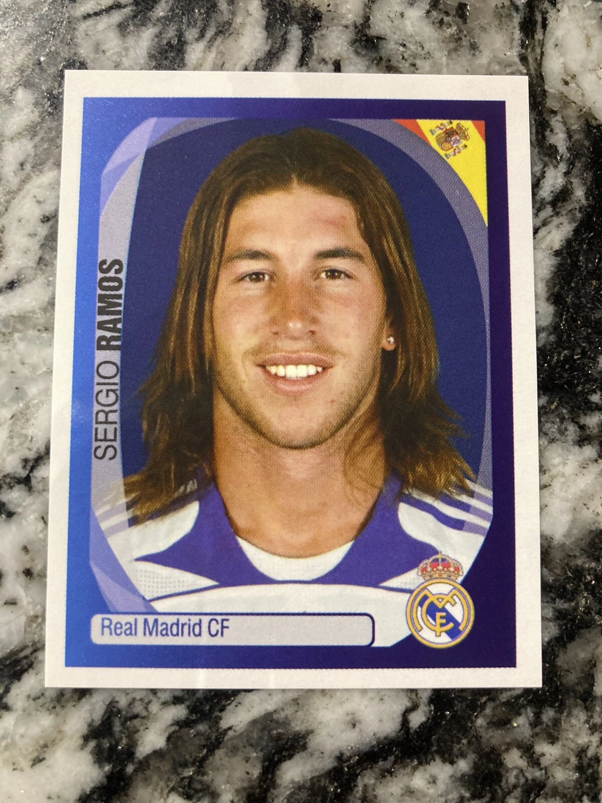 Sergio Ramos trading card