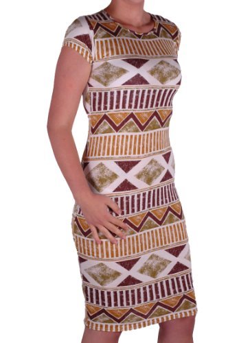 bodycon tribal print dress 13DE MARZOBear Top With Bodycon Dress Black