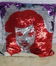 Disney Princess Ariel The Little Mermaid Reversible Sequin Flip Pillow Video