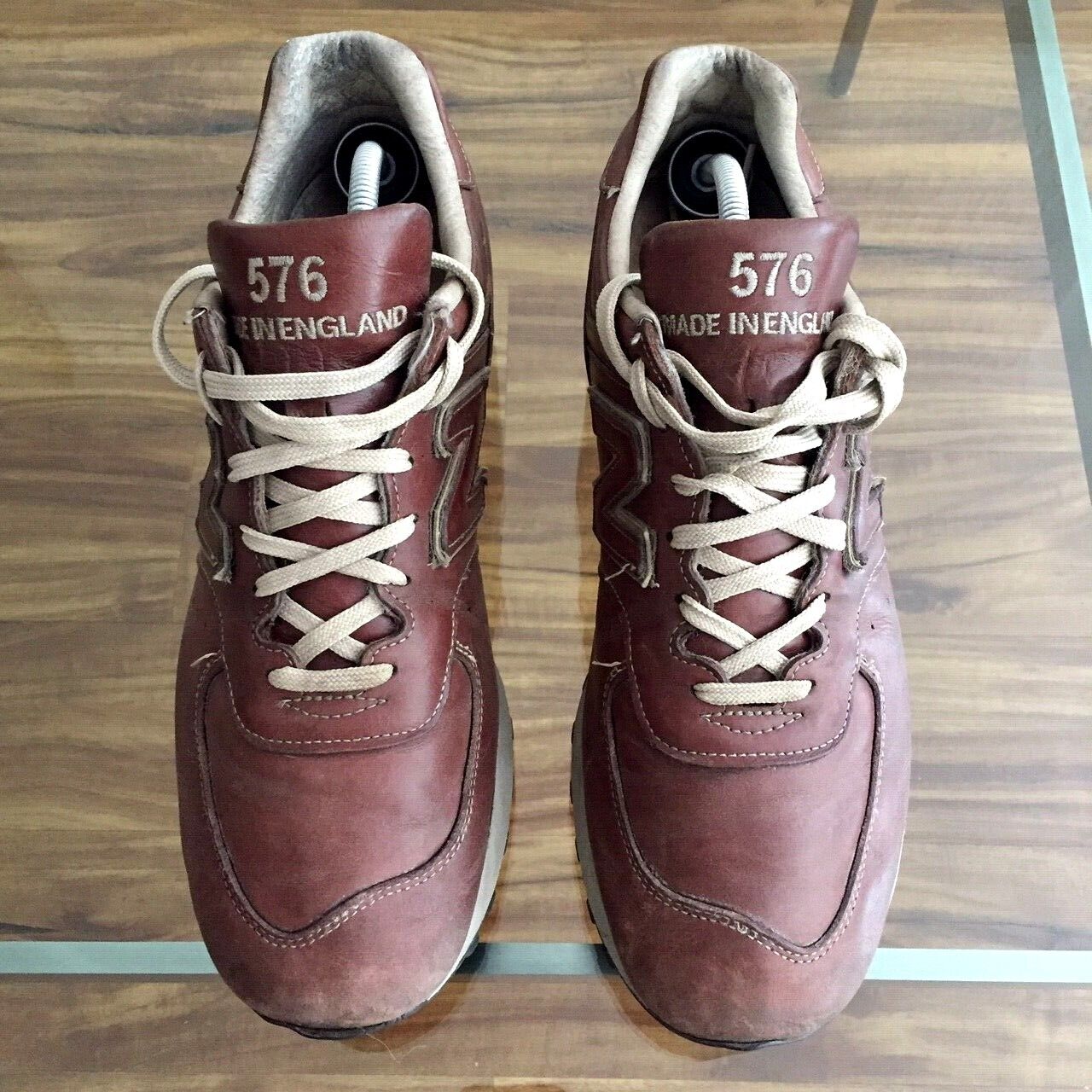 NEW BALANCE 576 MADE IN ENGLAND LEATHER VINTAGE SIZE UK / US | eBay