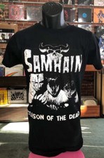 Samhain - Season Of The Dead T Shirt basic black retro style Unisex