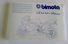 Bedienungsanleitung Bimota 500 Vdue Owner's Manual MULTILANGUAGES