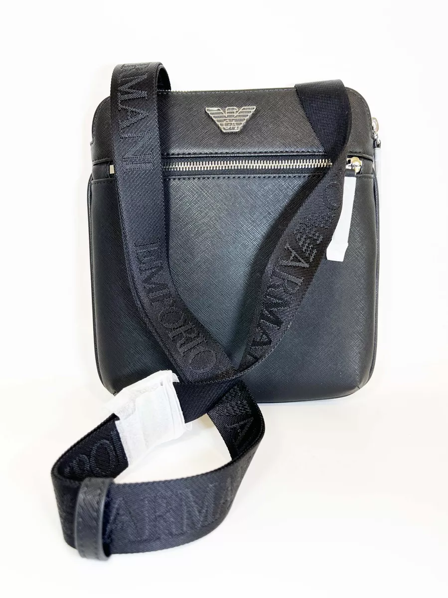 Black Emporio Armani EA7 Train Core Crossbody Bag | JD Sports UK