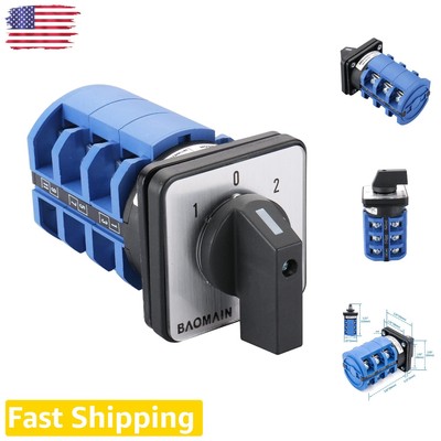Efficient 3-Position Rotary Switch for Complex Electrical Operations - 660V 63A