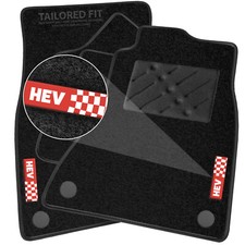 To Fit Honda  HR-V [NO FIXINGS] 2021+ Tailored Black Car Mats + MHEV Badge