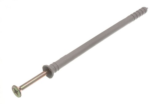 Edelstahl Flachstahl 10 Mm M10 X 160 Mm Nylon Rahmenbefestigung - Stecker & Schrauben Set Für Mauerwerk, Verschiedene Längen Erhältlich Flachstahl 120x10