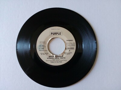 DEEP PURPLE WOMAN FROM TOKYO SAINT JUST DOLCI MOMENTI JUKEBOX ITALY 7''