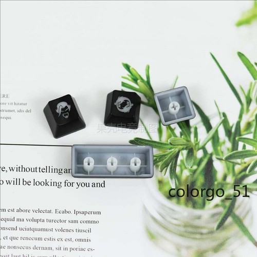 OW DVA Cole Cassidy Jesse McCree No Keyboard ABS Back Light Four Pieces Key Cap - 第 4/5 張圖片