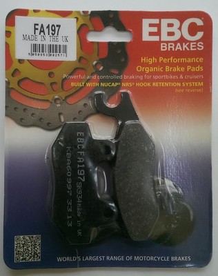 Honda Cb125f Glr125 15 To 16 Ebc Organic Front Brake Pads Fa197 1 Set Ebay