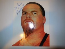 1 wwf jim the anvil neidhart signed 8x10 photo