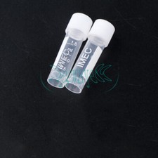 Micro centrífuga cónica 100x 2 ml con tapas de tubos frascos de prueba de química de plástico