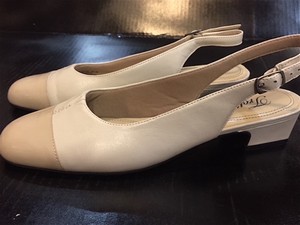ivory slingback heels