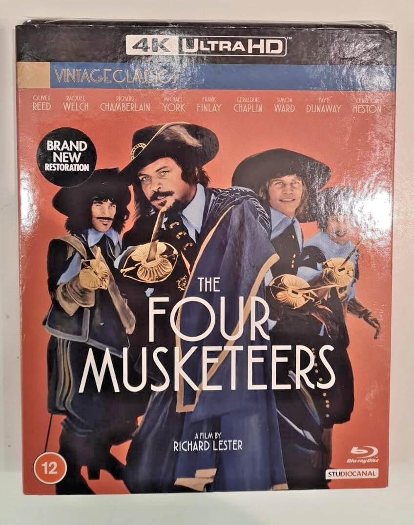 4K UHD BLU-RAY  THE FOUR MUSKETEERS   BRAND NEW SEALED UK STOCK