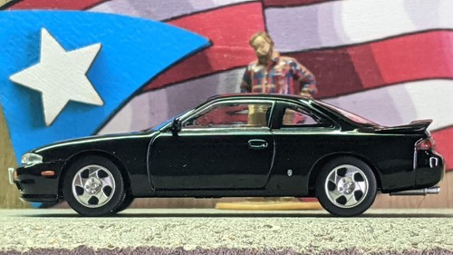 TOMICA LV-N333a 1995 NISSAN SILVIA Q's aero BLACK 1:64 SCALE LIMITED VINTAGE NEO - Picture 8 of 15