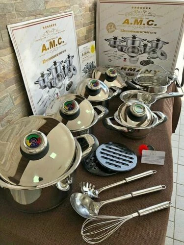 Batterie di pentole AMC in acciaio inossidabile