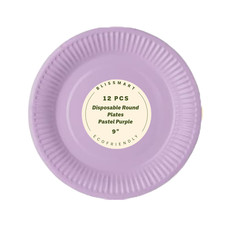Plain Disposable Solid Colours Party TABLEWARE Events Catering Wedding Birthday