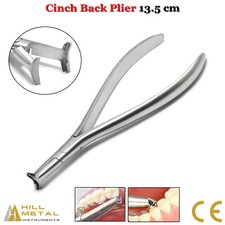 Dental Slim Hammer Head/Cinch Back Plier Wire Forming Pliers NITI Serrated Tip