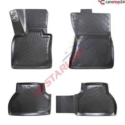 3D Starline Gummimatten Set für BMW X6 (E71) 2008-2014 extra hoher Fußmatten