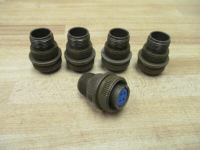 Amphenol MS3106A-14S-2S Circular Connector MS3106A14S2S (Pack of 5)