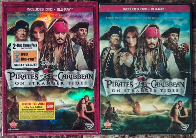 Pirates of the Caribbean On Stranger Tides Blu-ray + DVD 2-Disc Set w ...