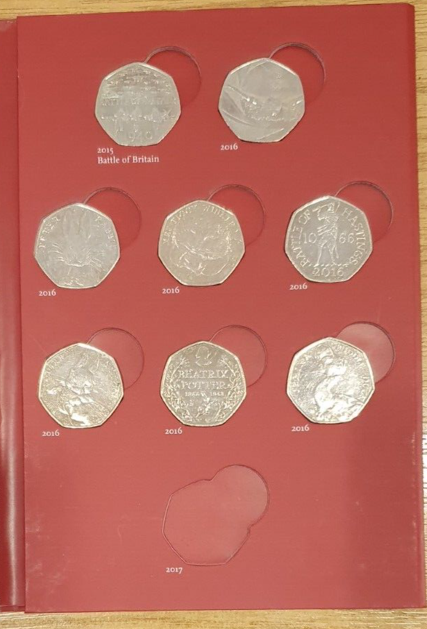 The Great British Coin Hunt UK 50p Coin Collector Album eBay