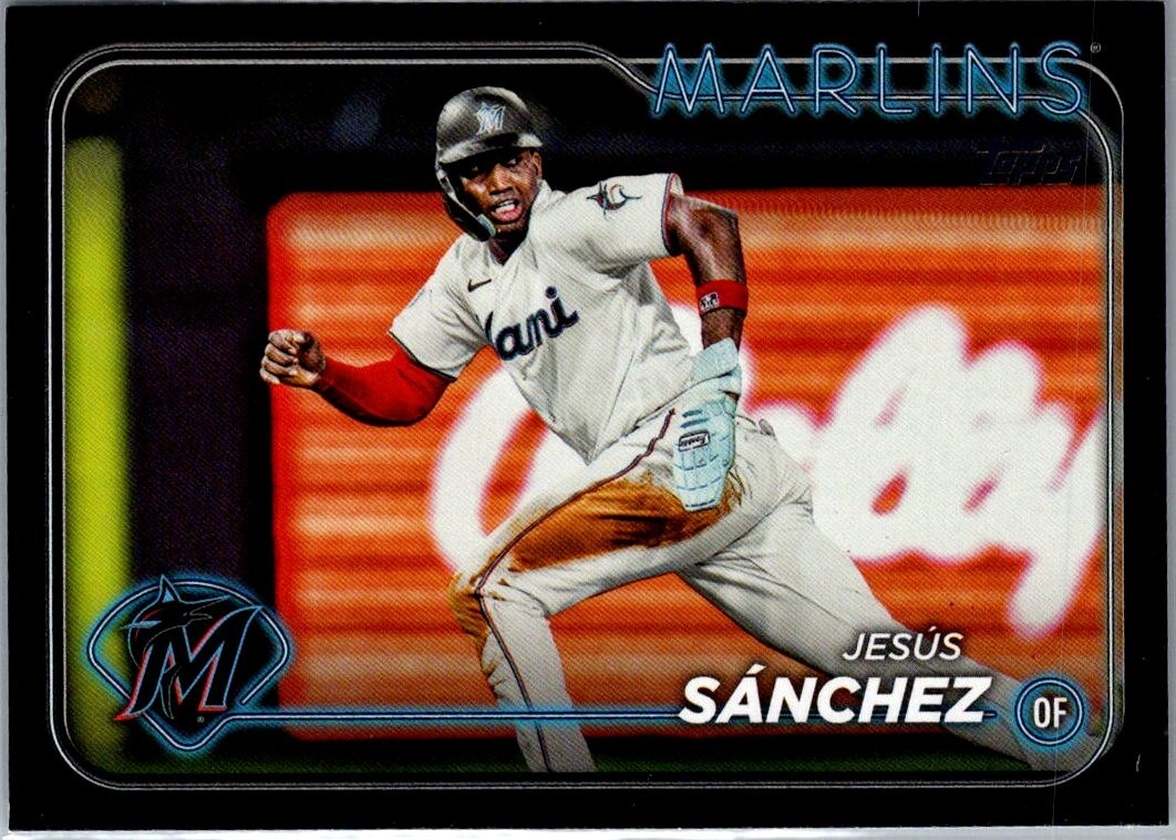 2024 Topps Series 2 Jesus Sanchez Black Parallel 04/73 Rare Limited Edition
