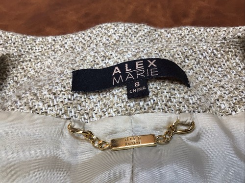 Alex Marie Jacket Blazer Size S Button Up Lined - Picture 7 of 8