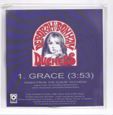 (LN504) Deborah Bonham, Grace - 2008 DJ CD