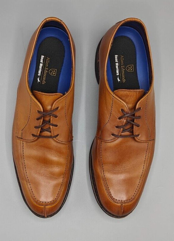 Allen Edmonds Mens Road Warriors Brown Leather Extra Light  display picture 2