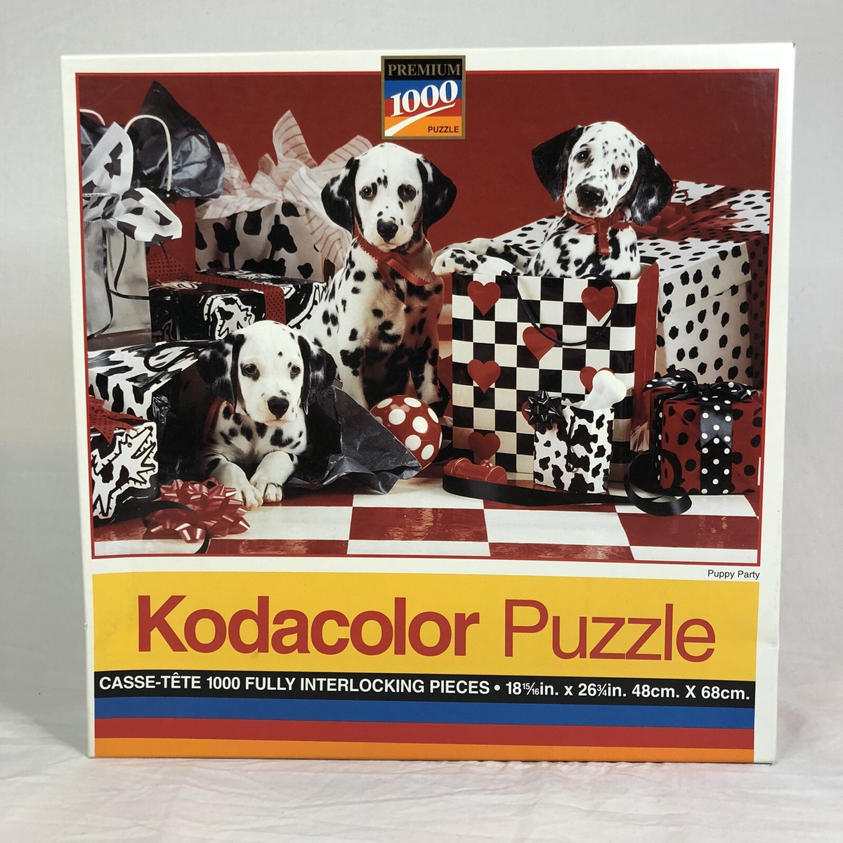 NEW Kodak Premium Puzzle 1000 Piece Sealed Puppy Power Dalmatian