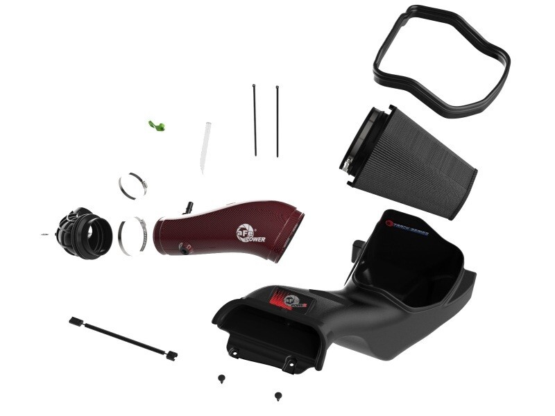 For 2023-2025 Ford F150 Raptor R Supercharged AFE Red Carbon Air Intake ...