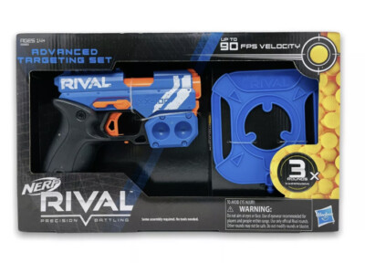 Nerf Rival Advanced Targeting Set 90 FPS 3 Rounds Included Team Blue Target 2019