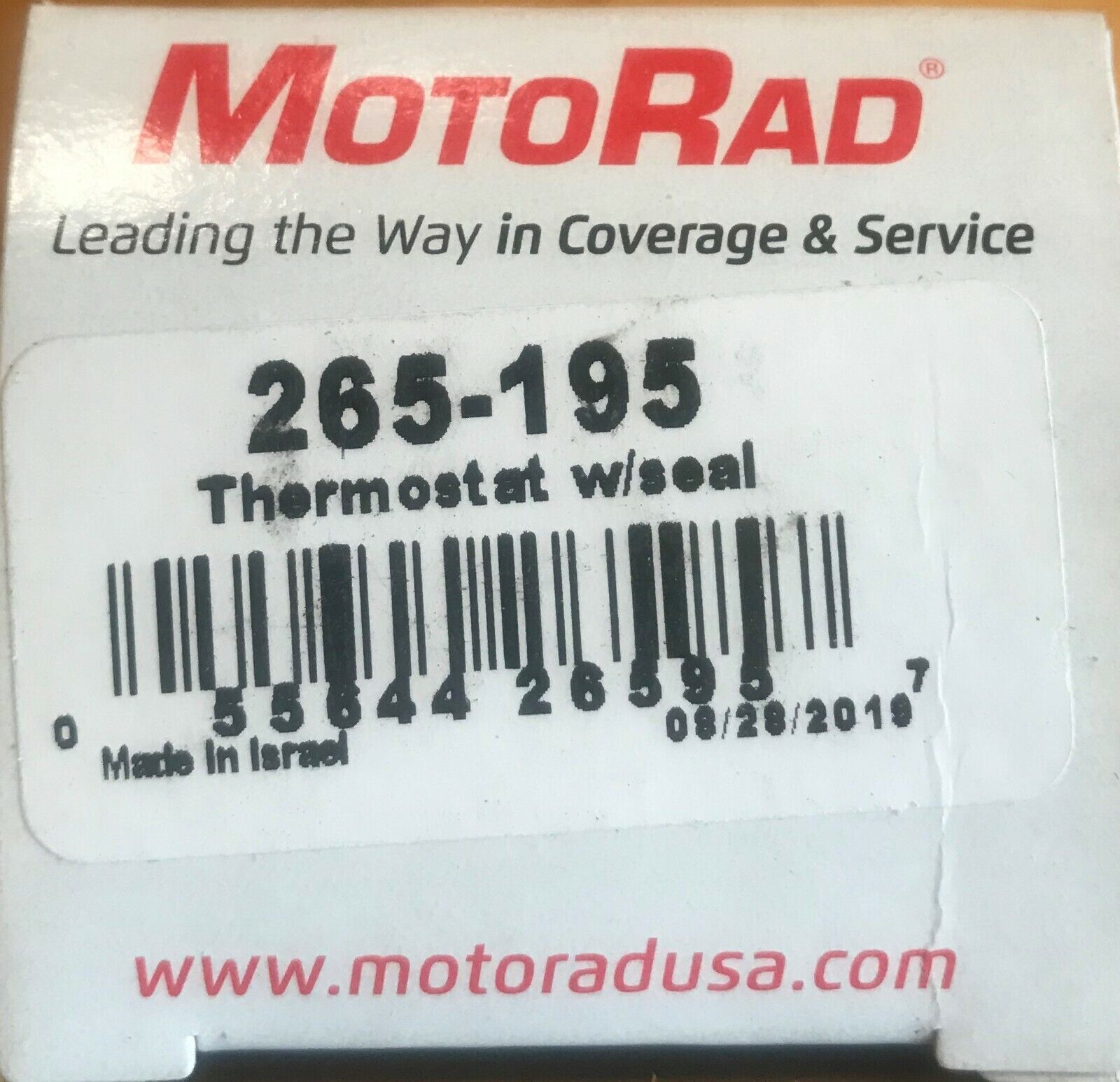 Motorad 265-195 Thermostat Motorad 265-195 Thermostat